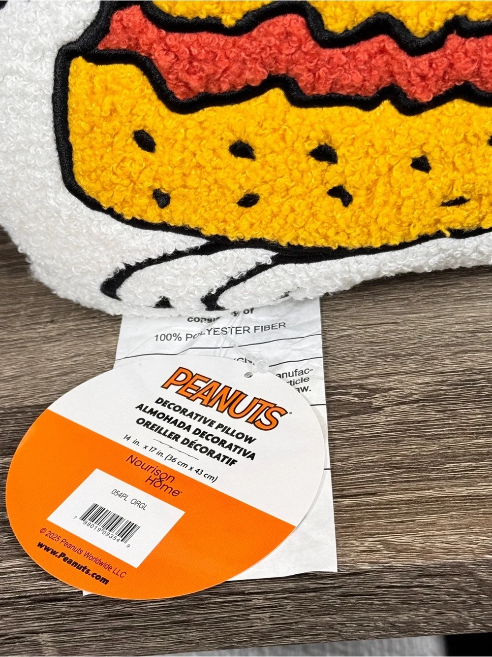 NEW Peanuts Snoopy Oversized Sweater Decorative Pillow